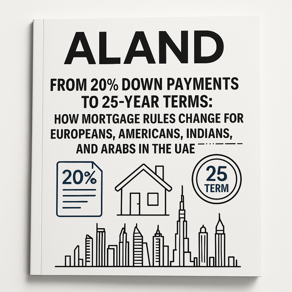 ALAND Magazine Cover – UAE Mortgage Rules for Foreign Buyers 2025